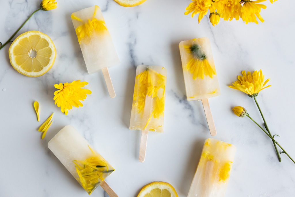 edible flower popsicle recipes